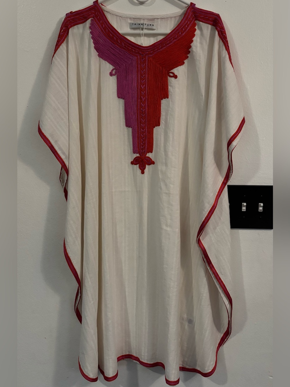 Trina Turk Mirah embroidered caftan dress